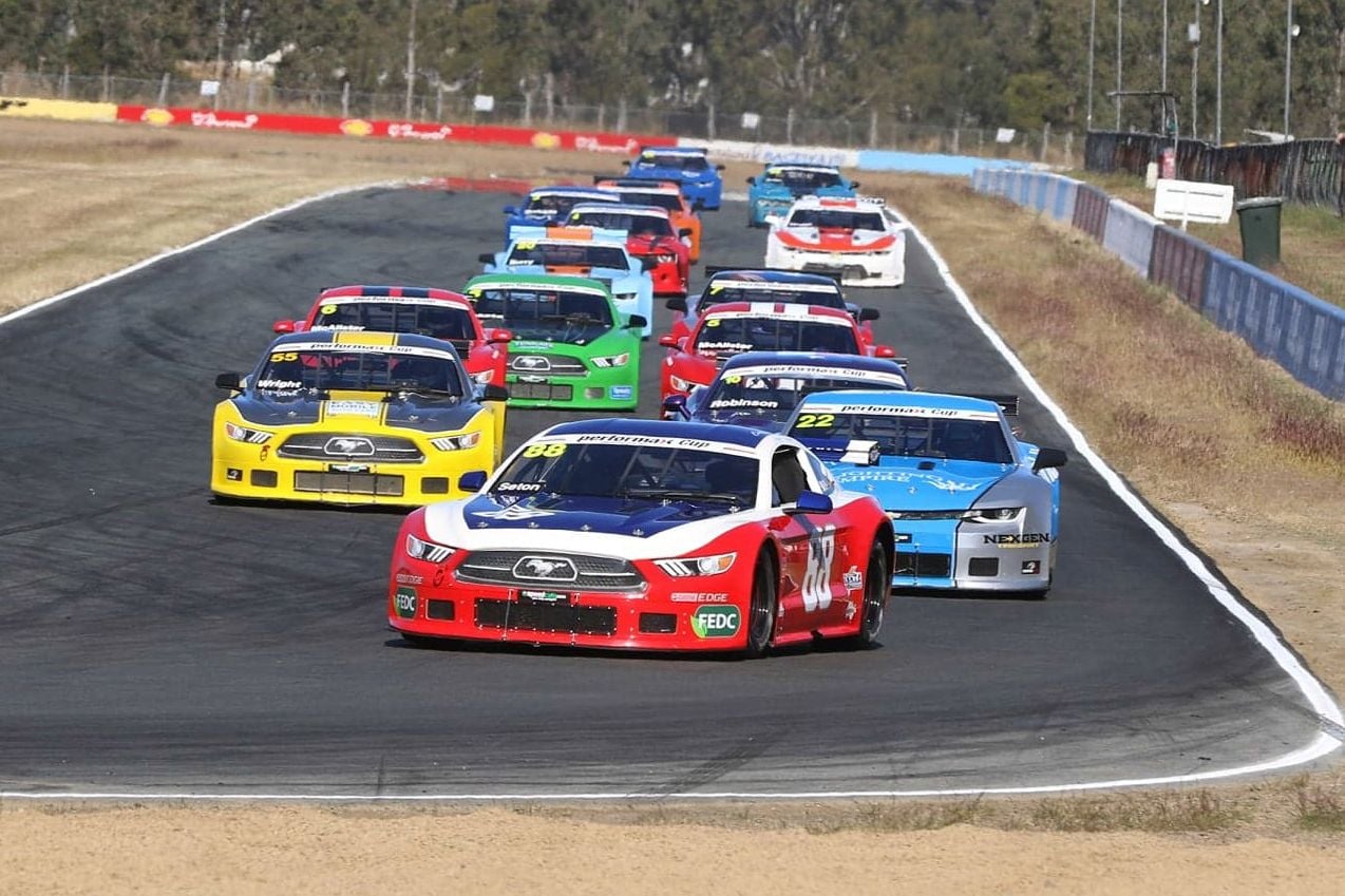 Seton delivers Muscle Car Magic on Day One at Queensland Raceway Seton delivers Muscle Car Magic on Day One at Queensland Raceway